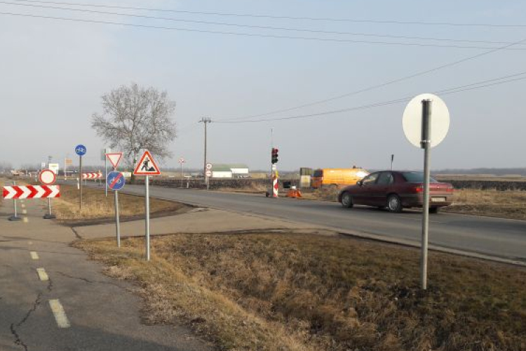 Terelés a 45. sz. főút hódmezővásárhelyi bevezető szakaszán