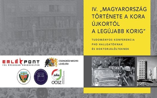 Tudományos konferenica PhD hallgatóknak és doktorjelölteknek az Emlékpontban