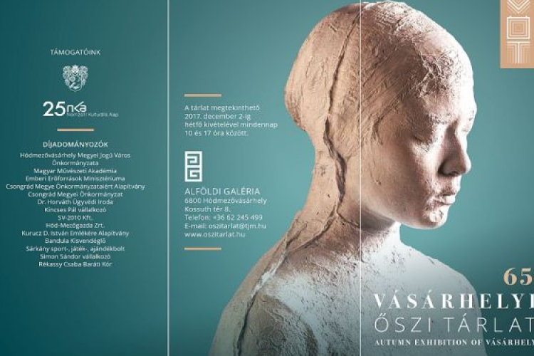 Október 7-én megnyílik a 65. VÁSÁRHELYI ŐSZI TÁRLAT