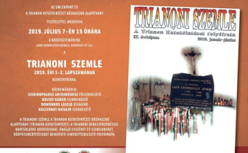 A Trianoni Szemle 2019. évi 1-2. lapszámának bemutatója