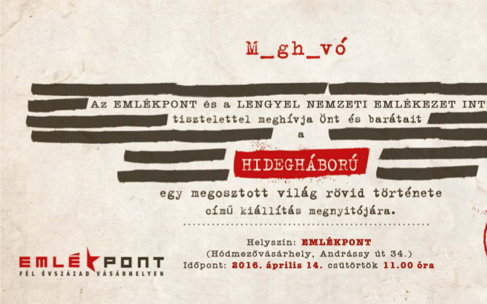 Időutazásra hív A hidegháború – Egy megosztott világ története című tárlat