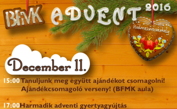 Harmadik adventi gyertyagyújtás
