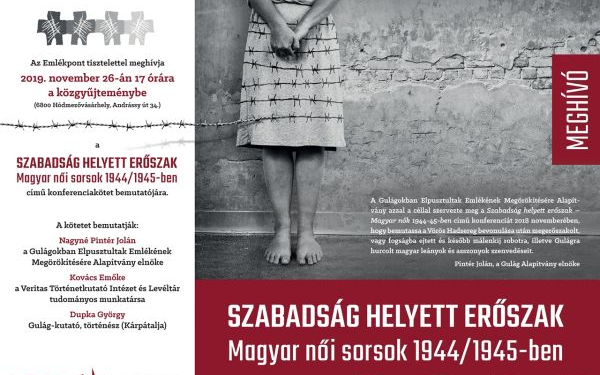 Szabadság helyett erőszak. Magyar női sorsok 1944-1945-ben