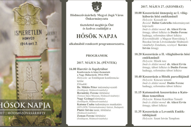 Hősök Napja Hódmezővásárhelyen