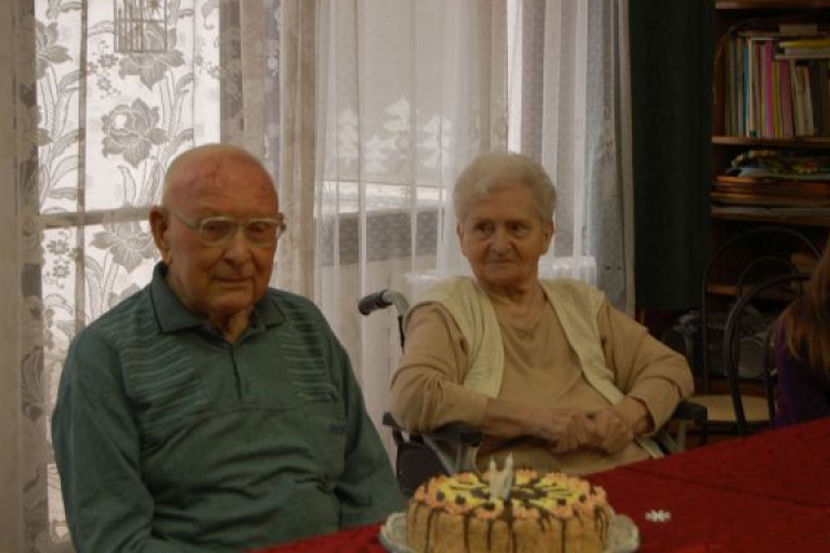 90 évesek köszöntése