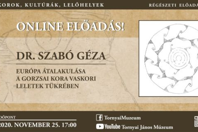 Online előadás a gorzsai vaskori leletekről