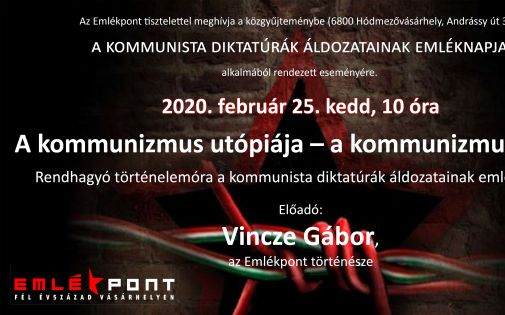 A kommunizmus utópiája – a kommunizmus bűnei