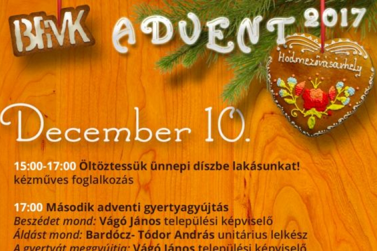 A Bessenyei Ferenc Művelődési Központ december 9-10.-ei programjai
