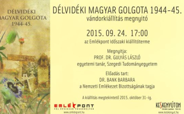 „Mondjátok el gyerekeiteknek” Tablókiállítás az Emlékpontban a délvidéki magyar golgotáról