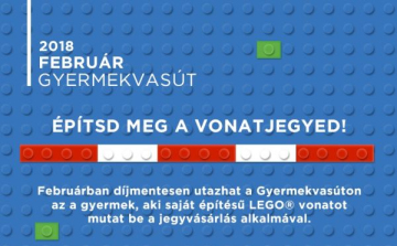 Építsd meg a vonatjegyed! – ajándék utazás a Gyermekvasúton