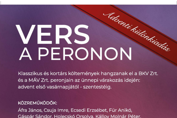 Vers a Peronon – adventi különkiadás