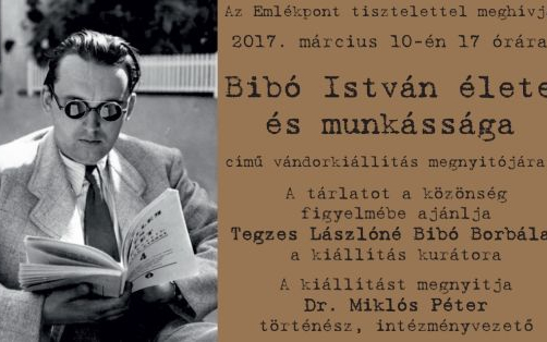 Bibó István munkásságáról nyílik kiállítás az Emlékpontban