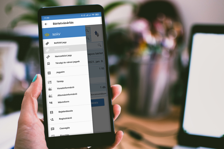 Egyre népszerűbb a MÁV applikációban váltott bérlet és az új Elvira
