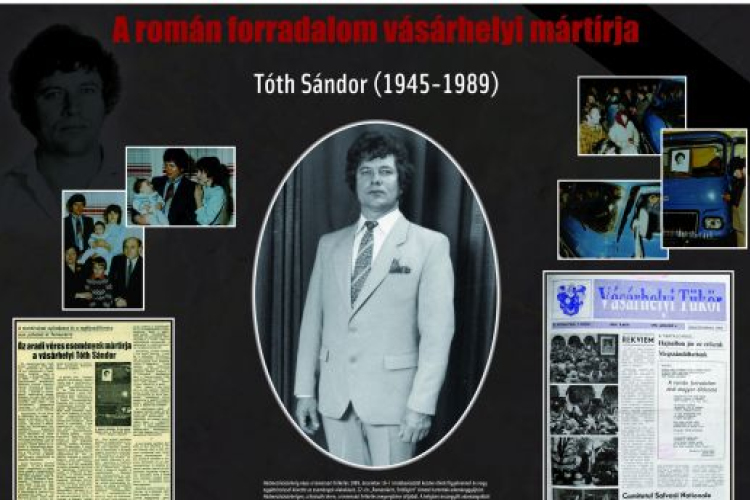 Aradon emlékeznek a román forradalom vásárhelyi mártírja